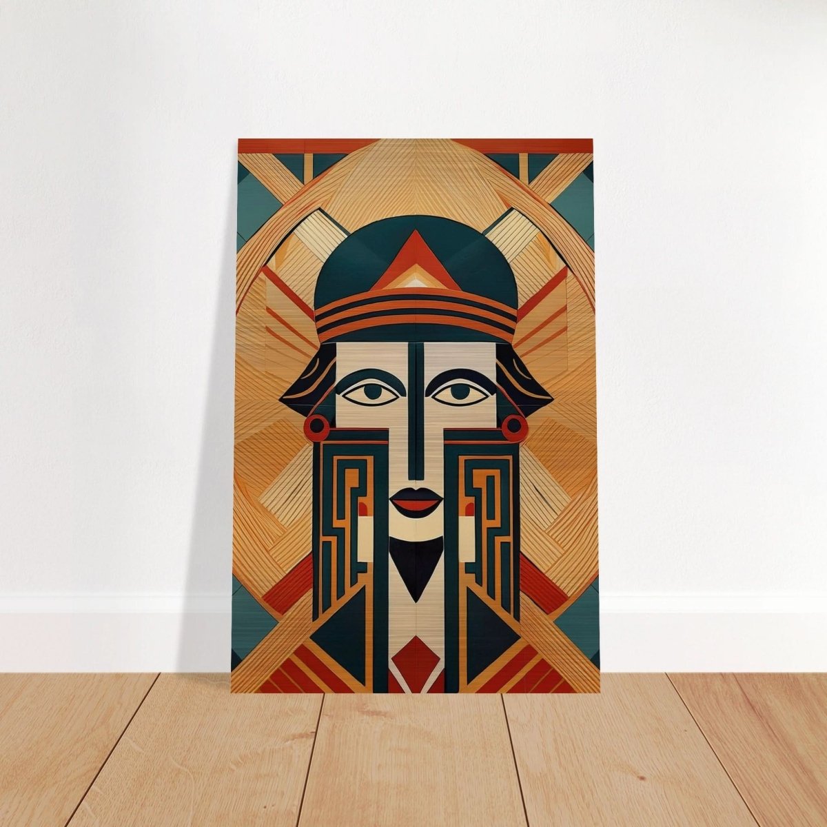 Da Vinci Geometric Modern Art - Brushed Aluminum Print - 40x60 cm / 16x24″ - 