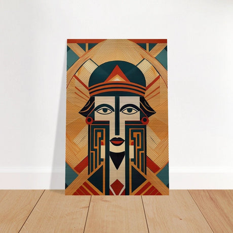 Da Vinci Geometric Modern Art - Brushed Aluminum Print - 40x60 cm / 16x24″ - 