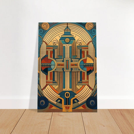 Da Vinci Geometric Modern Art - Brushed Aluminum Print - 40x60 cm / 16x24″ - 