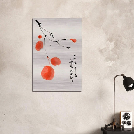 Da Vinci Japanese Painting Wall Art - Brushed Aluminum Print - 60x90 cm / 24x36″ - 