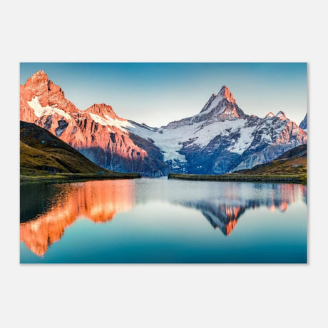 Da Vinci Landscape Nature Wall art print | Bachalpsee, Switzerland - Aluminum Print - 70x100 cm / 28x40″ - 