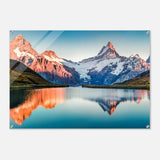 Da Vinci Landscape Nature Wall art print | Bachalpsee, Switzerland - Acrylic Print - 70x100 cm / 28x40″ - 
