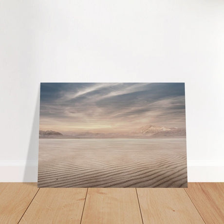 Da Vinci Landscape Nature Wall art print | Desert Sky - Brushed Aluminum Print - 70x100 cm / 28x40″ - 