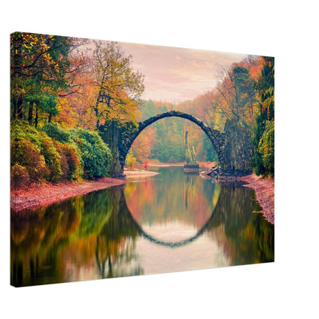 Da Vinci Landscape Nature Wall art print - Canvas - 70x100 cm / 28x40″ - Thick