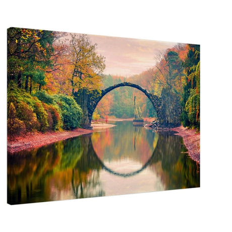Da Vinci Landscape Nature Wall art print - Canvas - 60x90 cm / 24x36″ - Slim