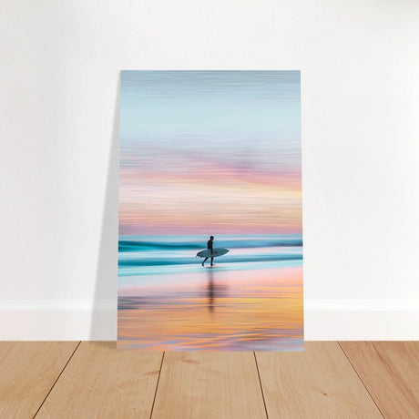 Da Vinci Landscape Nature Wall art print - Brushed Aluminum Print - 40x60 cm / 16x24″ - 