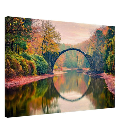 Da Vinci Landscape Nature Wall art print - Canvas - 50x75 cm / 20x30″ - Slim