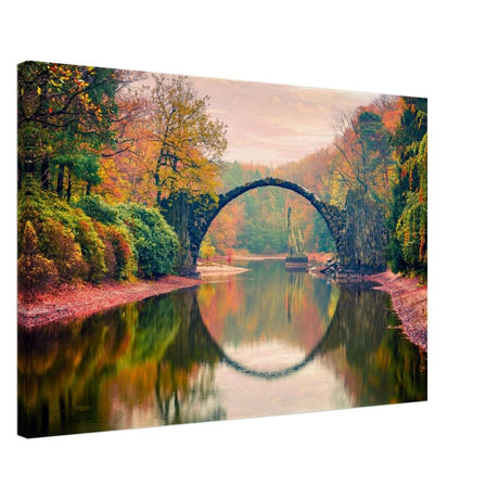 Da Vinci Landscape Nature Wall art print - Canvas - 60x90 cm / 24x36″ - Thick
