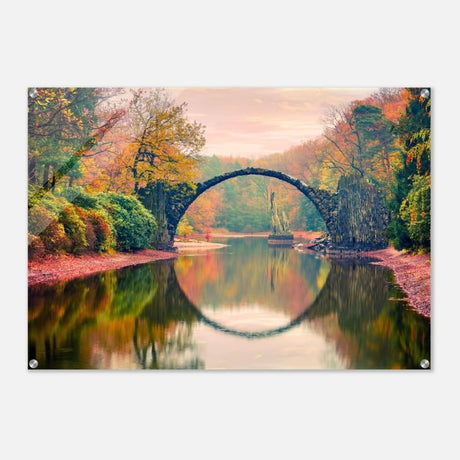 Da Vinci Landscape Nature Wall art print - Acrylic Print - 70x100 cm / 28x40″ - 