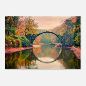 Da Vinci Landscape Nature Wall art print - Wood Prints - 70x100 cm / 28x40″ - 20 mm