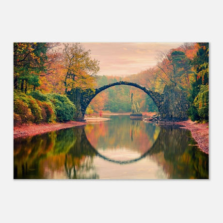 Da Vinci Landscape Nature Wall art print - Wood Prints - 70x100 cm / 28x40″ - 20 mm