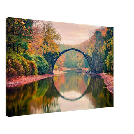 Da Vinci Landscape Nature Wall art print - Canvas - 40x60 cm / 16x24″ - Slim