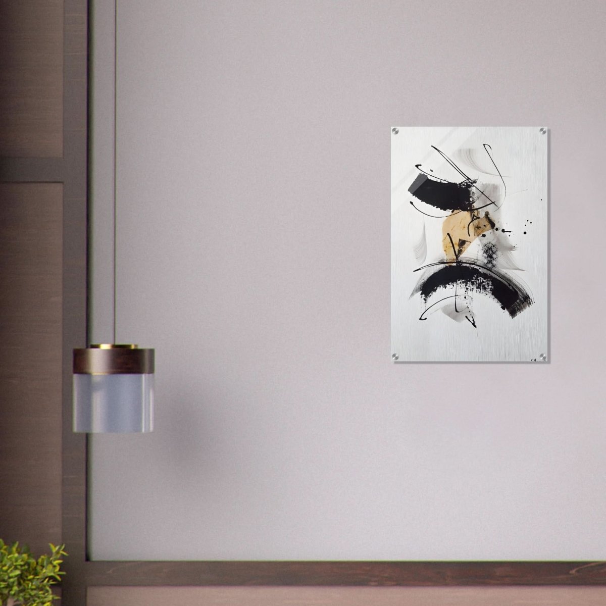 Da Vinci Minimalist Modern Art - Acrylic Print - 50x75 cm / 20x30″ - 