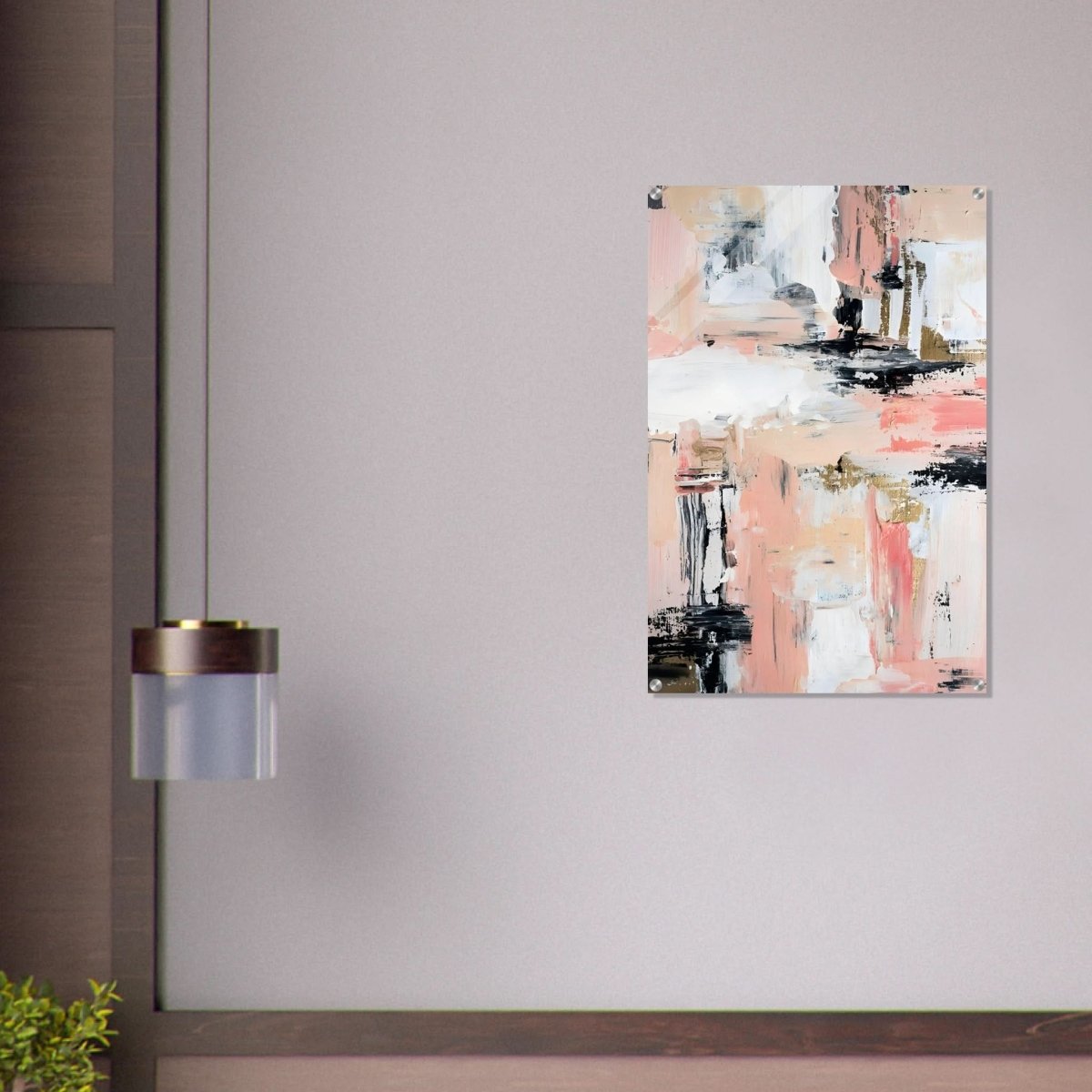 Da Vinci Minimalist Modern Art - Acrylic Print - 60x90 cm / 24x36″ - 