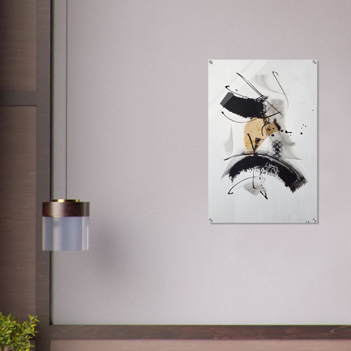 Da Vinci Minimalist Modern Art - Acrylic Print - 60x90 cm / 24x36″ - 