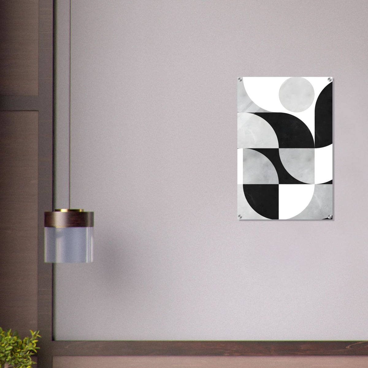 Da Vinci Minimalist Modern Art - Acrylic Print - 50x75 cm / 20x30″ - 