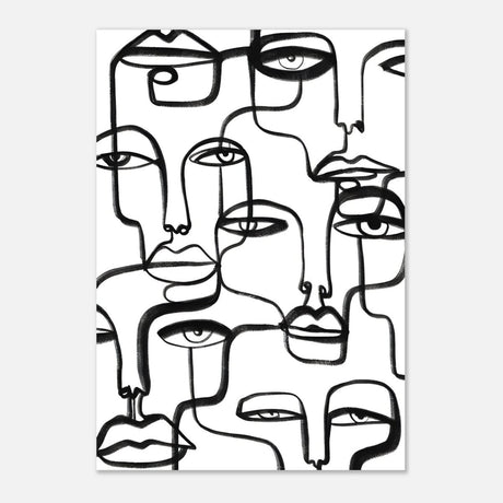 Da Vinci Minimalist Modern Art - Aluminum Print - 70x100 cm / 28x40″ - 