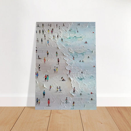 Da Vinci Minimalist Modern Art - Brushed Aluminum Print - 70x100 cm / 28x40″ - 