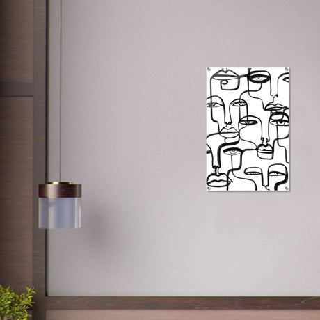 Da Vinci Minimalist Modern Art - Acrylic Print - 50x75 cm / 20x30″ - 