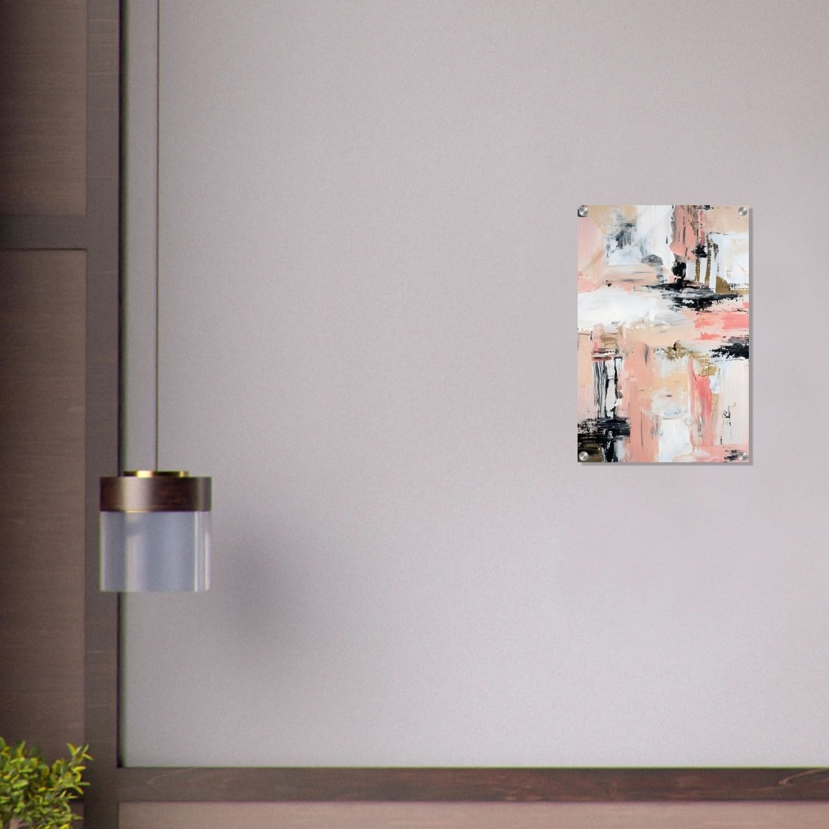 Da Vinci Minimalist Modern Art - Acrylic Print - 40x60 cm / 16x24″ - 