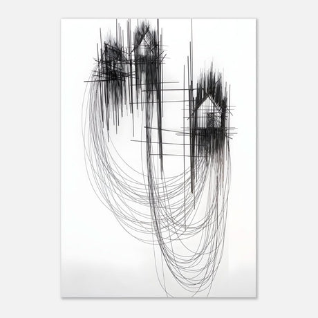 Da Vinci Minimalist Modern Art - Aluminum Print - 70x100 cm / 28x40″ - 
