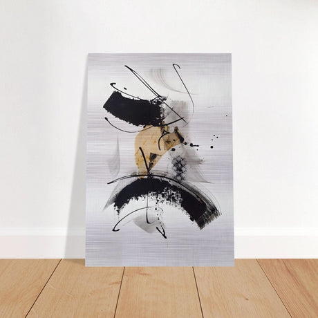 Da Vinci Minimalist Modern Art - Brushed Aluminum Print - 70x100 cm / 28x40″ - 