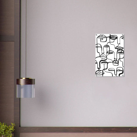 Da Vinci Minimalist Modern Art - Acrylic Print - 40x60 cm / 16x24″ - 