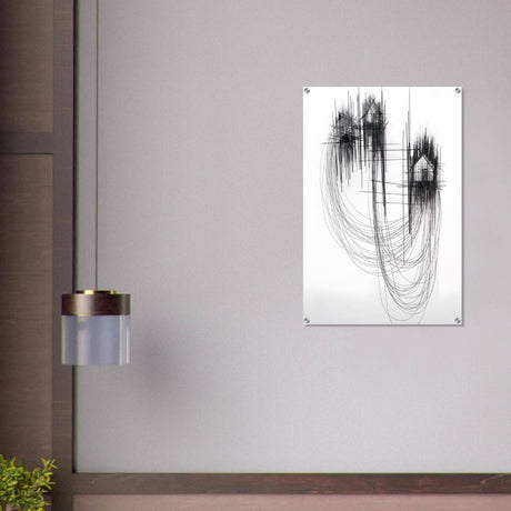 Da Vinci Minimalist Modern Art - Acrylic Print - 60x90 cm / 24x36″ - 