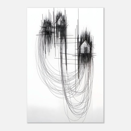Da Vinci Minimalist Modern Art - Aluminum Print - 40x60 cm / 16x24″ - 