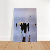 Da Vinci Minimalist Modern Art - Brushed Aluminum Print - 70x100 cm / 28x40″ - 
