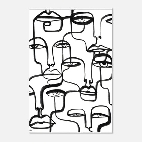 Da Vinci Minimalist Modern Art - Aluminum Print - 40x60 cm / 16x24″ - 