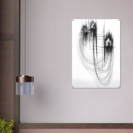 Da Vinci Minimalist Modern Art - Acrylic Print - 70x100 cm / 28x40″ - 