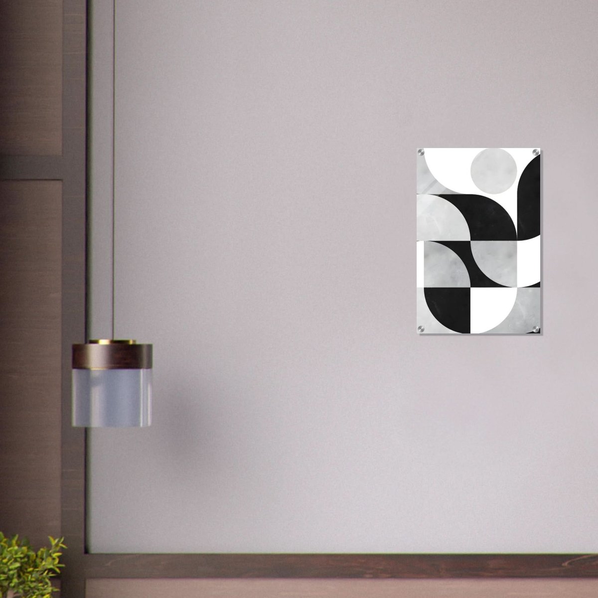 Da Vinci Minimalist Modern Art - Acrylic Print - 40x60 cm / 16x24″ - 