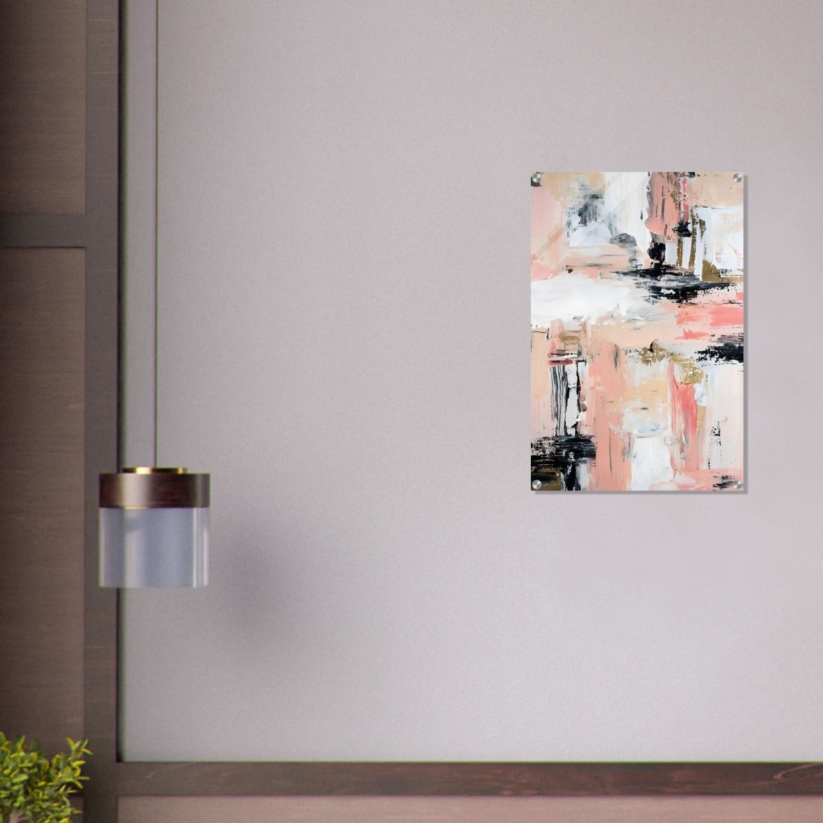 Da Vinci Minimalist Modern Art - Acrylic Print - 50x75 cm / 20x30″ - 