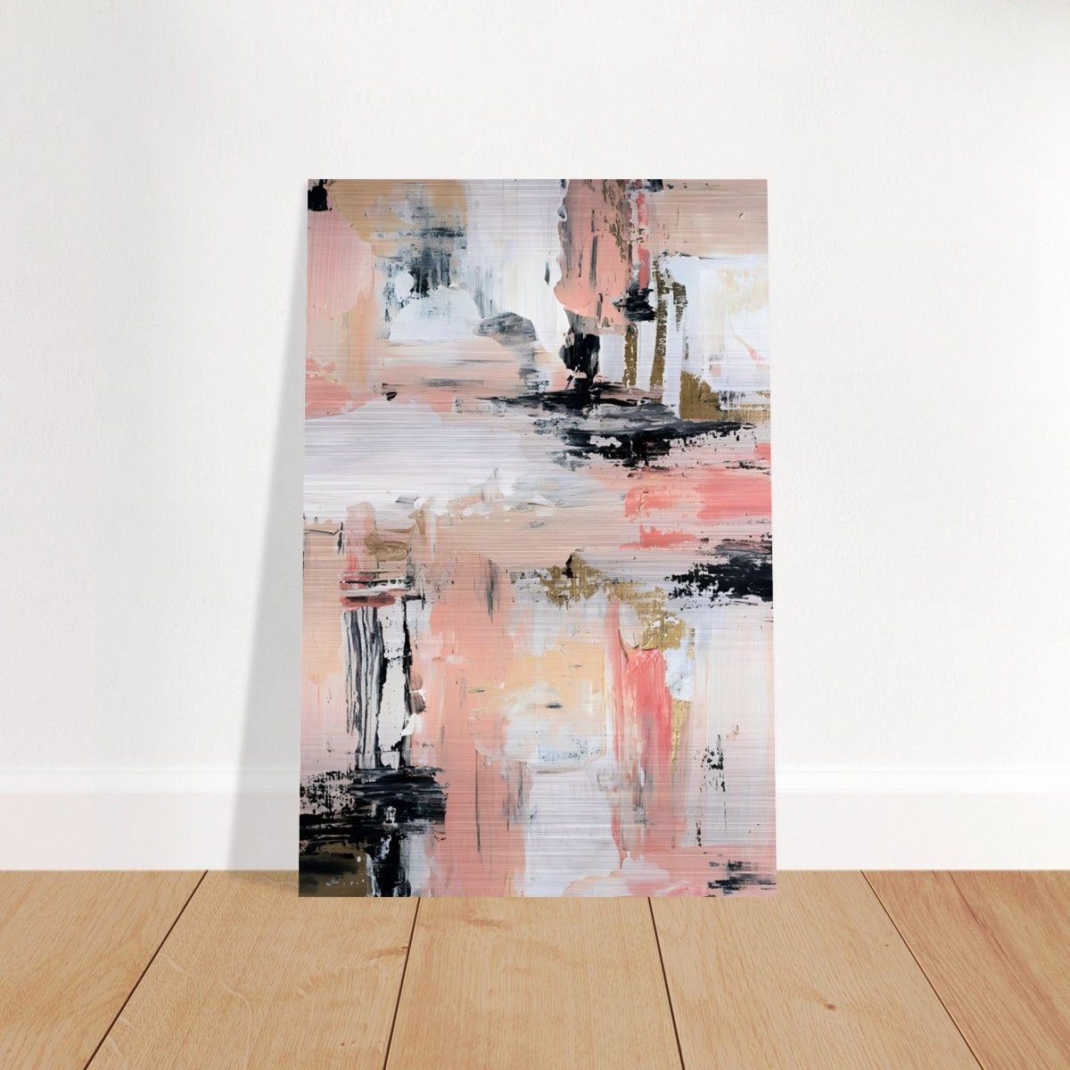 Da Vinci Minimalist Modern Art - Brushed Aluminum Print - 40x60 cm / 16x24″ - 