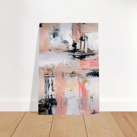 Da Vinci Minimalist Modern Art - Brushed Aluminum Print - 30x45 cm / 12x18″ - 