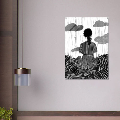 Da Vinci Minimalist Modern Art - Acrylic Print - 70x100 cm / 28x40″ - 
