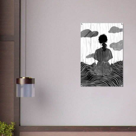 Da Vinci Minimalist Modern Art - Acrylic Print - 60x90 cm / 24x36″ - 