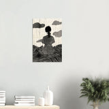 Da Vinci Minimalist Modern Art - Wood Prints - 40x60 cm / 16x24″ - 10 mm