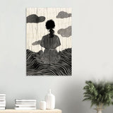 Da Vinci Minimalist Modern Art - Wood Prints - 60x90 cm / 24x36″ - 10 mm