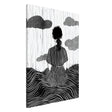 Da Vinci Minimalist Modern Art - Canvas - 70x100 cm / 28x40″ - Slim