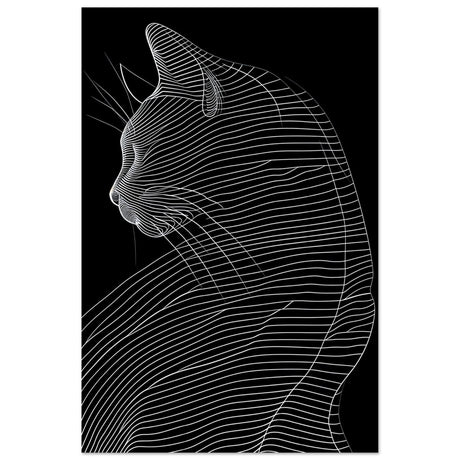 Da Vinci Minimalist Modern wall art print - Aluminum Print - 50x75 cm / 20x30″ - 
