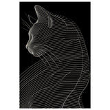 Da Vinci Minimalist Modern wall art print - Wood Prints - 40x60 cm / 16x24″ - 