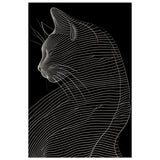 Da Vinci Minimalist Modern wall art print - Wood Prints - 60x90 cm / 24x36″ - 