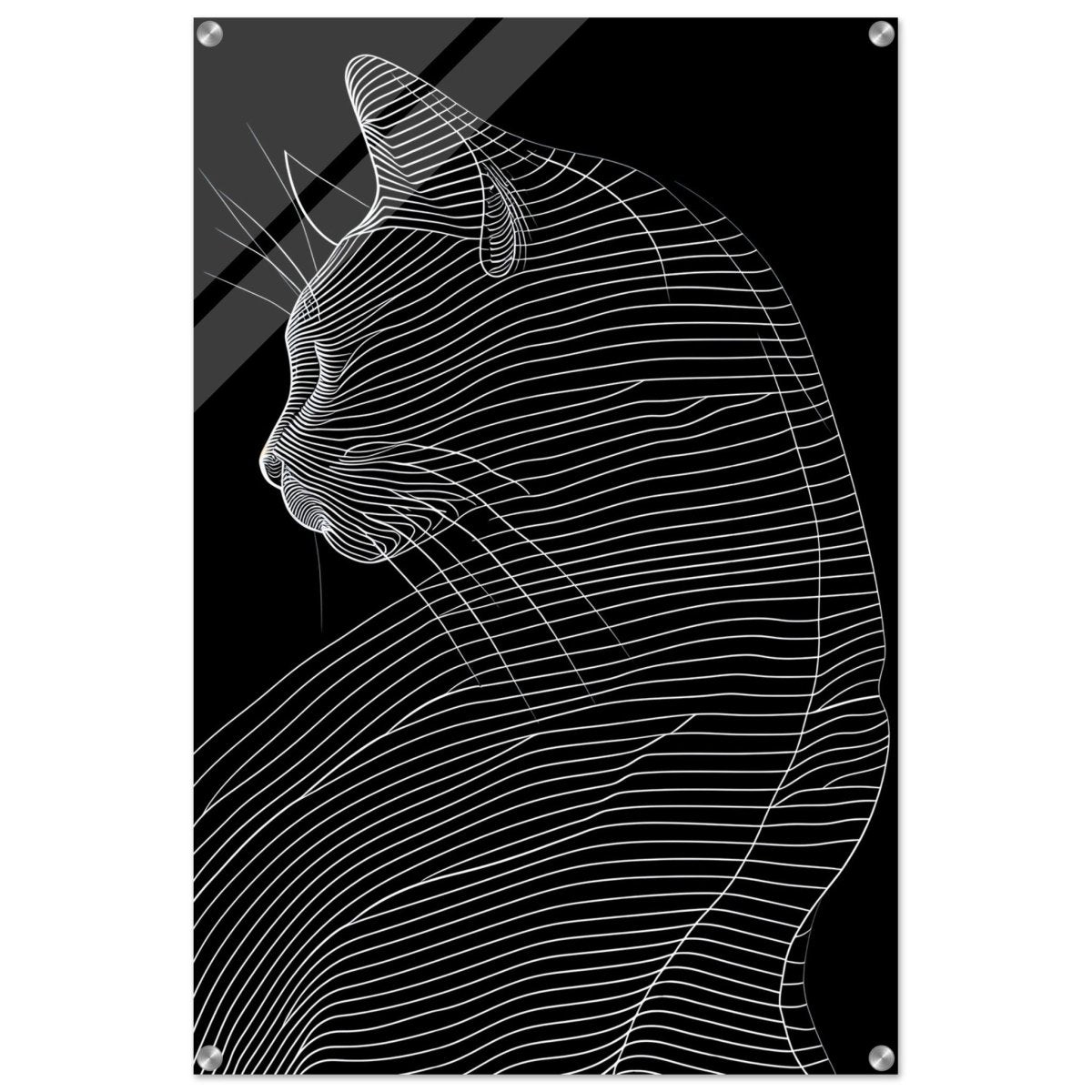 Da Vinci Minimalist Modern wall art print - Acrylic Print - 60x90 cm / 24x36″ - 