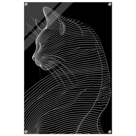 Da Vinci Minimalist Modern wall art print - Acrylic Print - 60x90 cm / 24x36″ - 