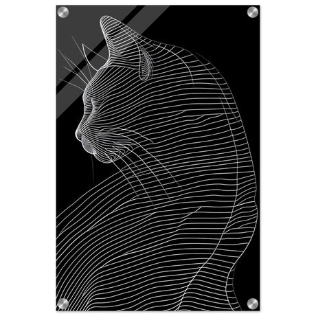 Da Vinci Minimalist Modern wall art print - Acrylic Print - 40x60 cm / 16x24″ - 