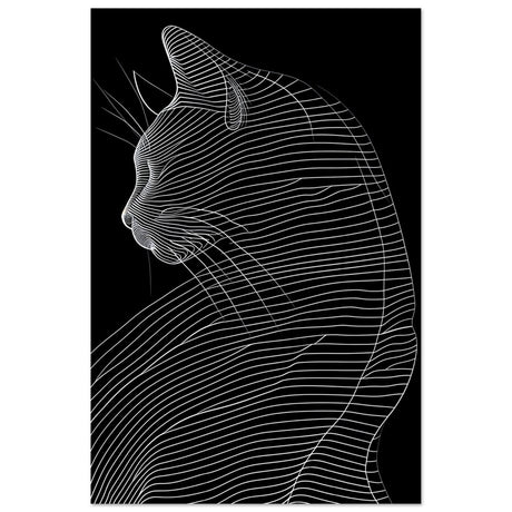 Da Vinci Minimalist Modern wall art print - Aluminum Print - 30x45 cm / 12x18″ - 