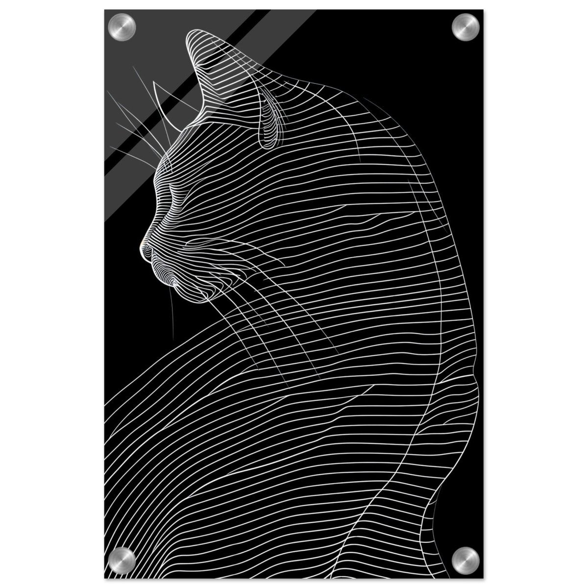 Da Vinci Minimalist Modern wall art print - Acrylic Print - 30x45 cm / 12x18″ - 