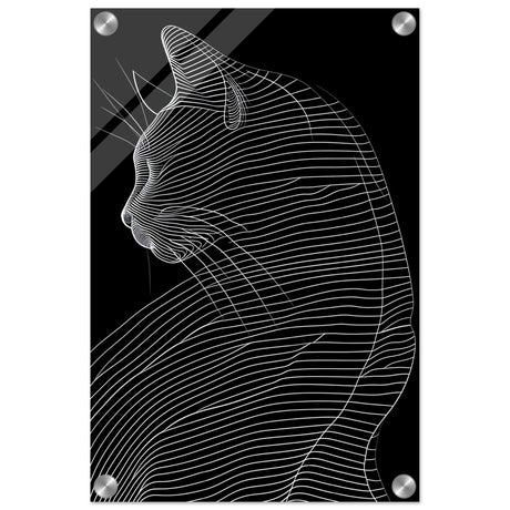 Da Vinci Minimalist Modern wall art print - Acrylic Print - 30x45 cm / 12x18″ - 